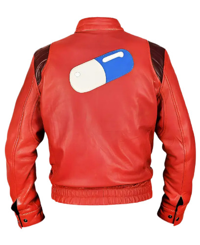 Akira Kaneda Red Leather Jacket. - Image 4