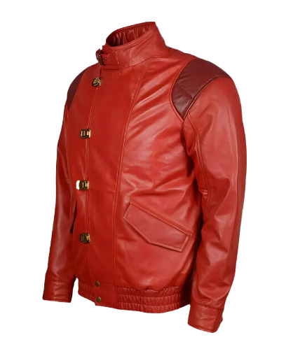 Akira Kaneda Red Leather Jacket. - Image 2