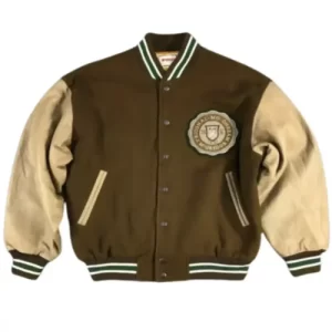 Vintage Brown Varsity Jacket