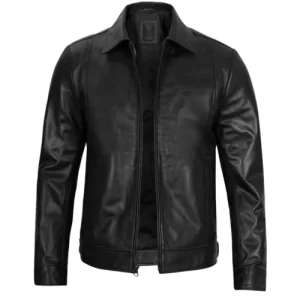 Men’s Black Leather Jacket