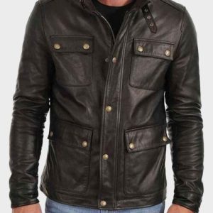 Mens Four Pocket Café Racer Black Jacket Mens Four Pocket Café Racer Black Jacket Mens Four Pocket Café Racer Black Jacket Mens Four Pocket Café Racer Black Jacket Mens Four Pocket Café Racer Black Jacket