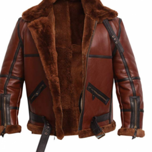 Mens RAF Shearling Aviator Jacket