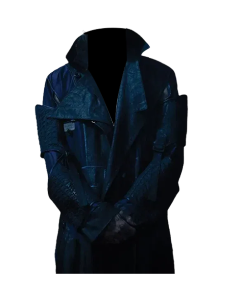 The Crow Eric Black Leather Coat - Image 2