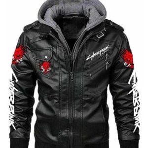 Cyberpunk 2077 Samurai Black Leather Jacket