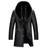 Thick Fox Fur Collar Warm Luxury Business Coat