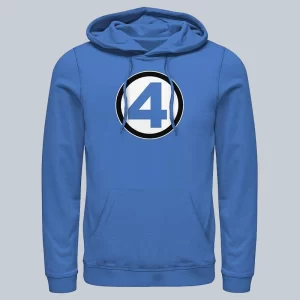 This season, style fantastic and be the first to go ahead and show unconditional love to everone's favorite super team with the F4 Logo Blue Hoodie.