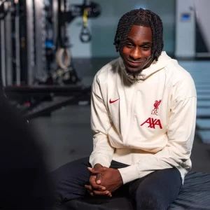 Jeremie Frimpong Nike Liverpool FC Strike Track Jacket