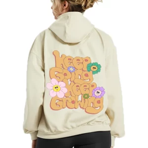 NS Graphic Vibes Keep Going Keep Growing Hoodie