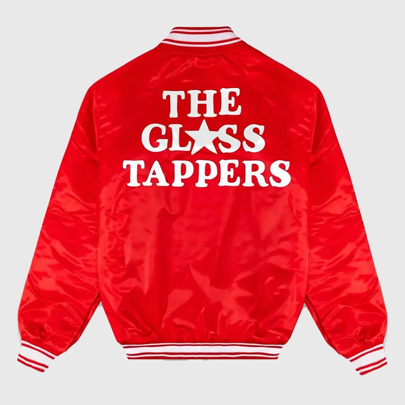 The Glass Tappers x Golf Wang Bomber Jacket Red