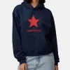 Ace Outwear Blue Star Graphic Pullover Hoodie