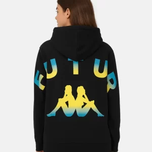 Get Kappa Futur Hoodie Black