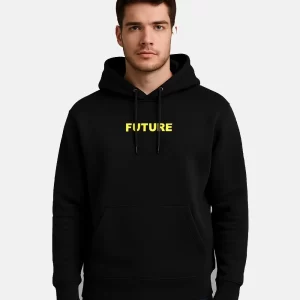 Get Kappa Futur Hoodie Black