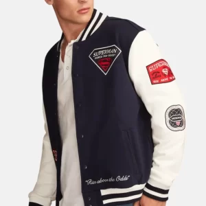 Superman x Lucky Brand Varsity Jacket