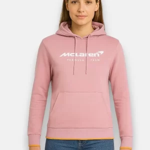 McLaren Essential Logo Hoodie Pink