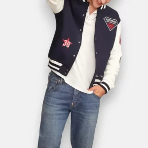 Superman x Lucky Brand Varsity Jacket