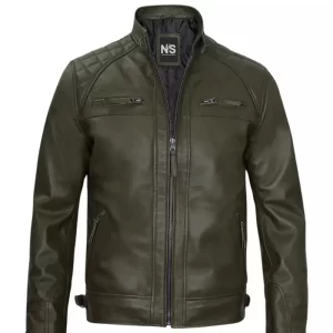 Green Biker Jacket